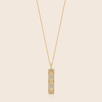 18K DIAMOND PENDANT WITH CHAIN